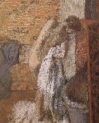 Edgar Degas, woman towel off her body after  bath